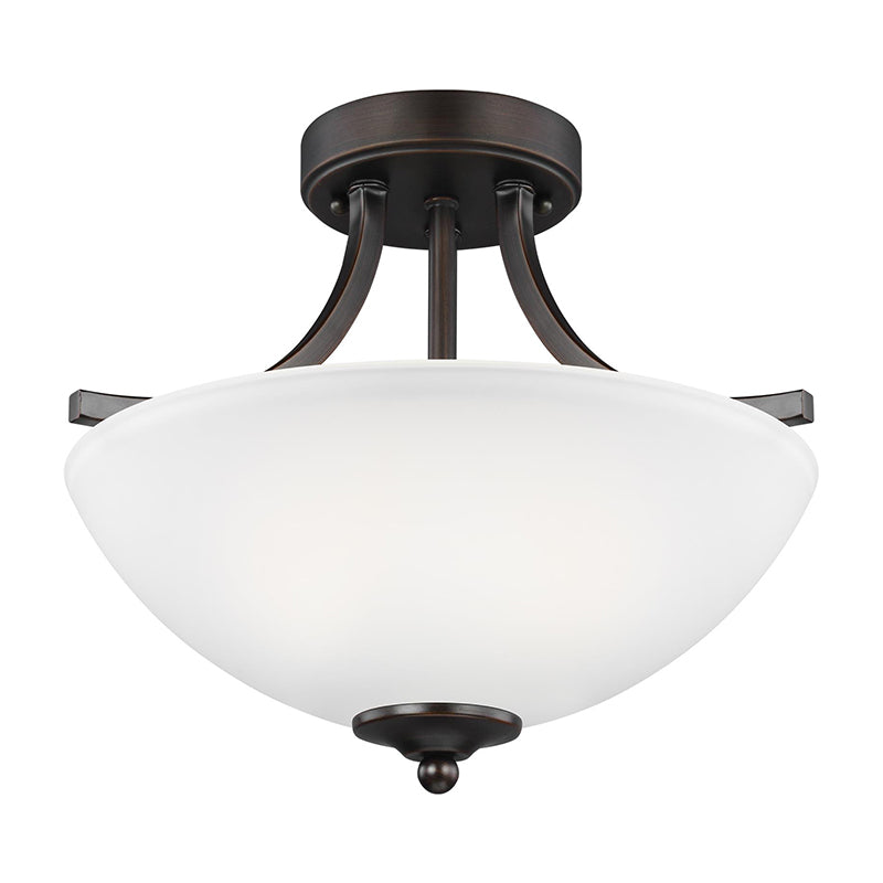 Generation 7716502 Geary 2-lt 14" Semi-Flush Mount