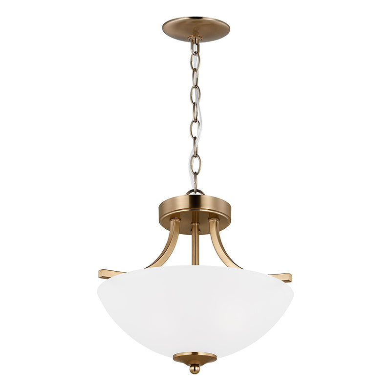 Generation 7716502 Geary 2-lt 14" Semi-Flush Mount
