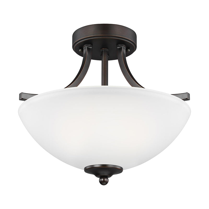 Generation 7716502EN3 Geary 2-lt 14" LED Semi-Flush Mount