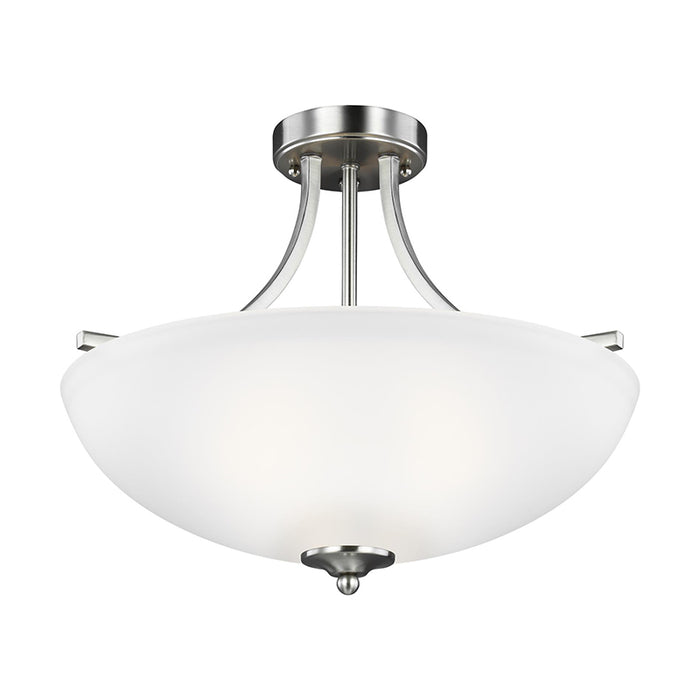 Sea Gull 7716503 Geary 3-lt 19" Semi-Flush Mount