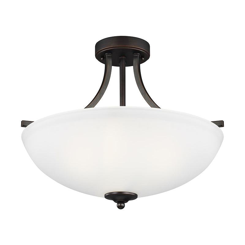 Generation 7716503EN3 Geary 3-lt 19" LED Semi-Flush Mount