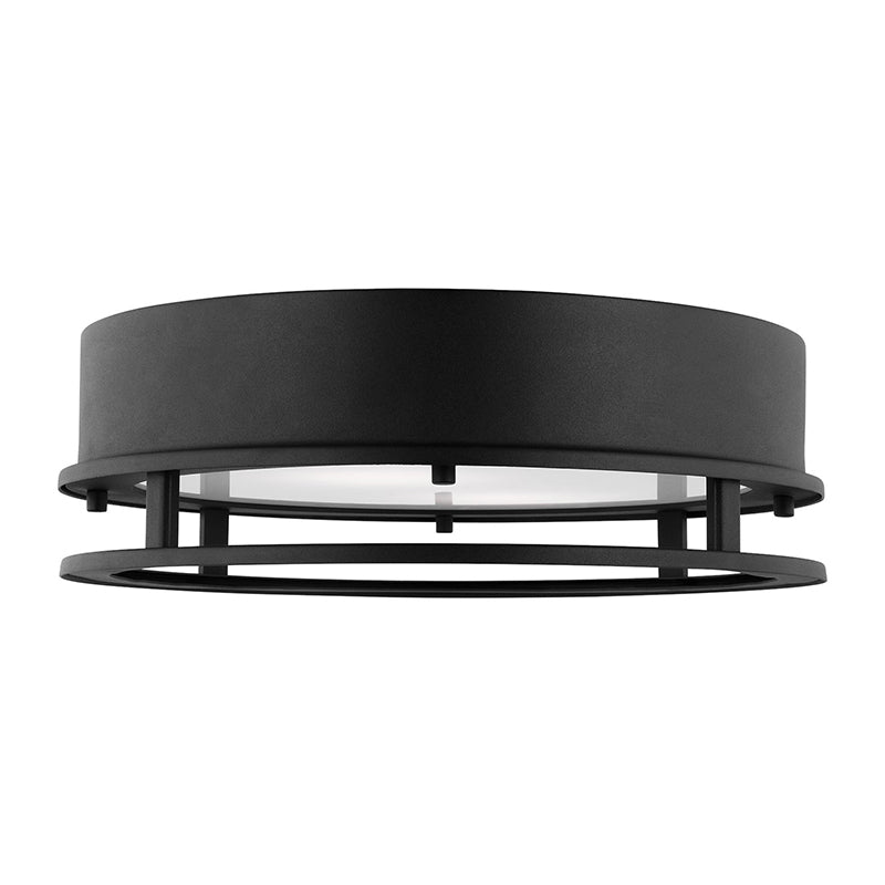 Visual Comfort 7845893S Union 2-lt 15" LED Outdoor Flush Mount