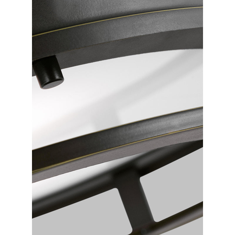 Visual Comfort 7845893S Union 2-lt 15" LED Outdoor Flush Mount
