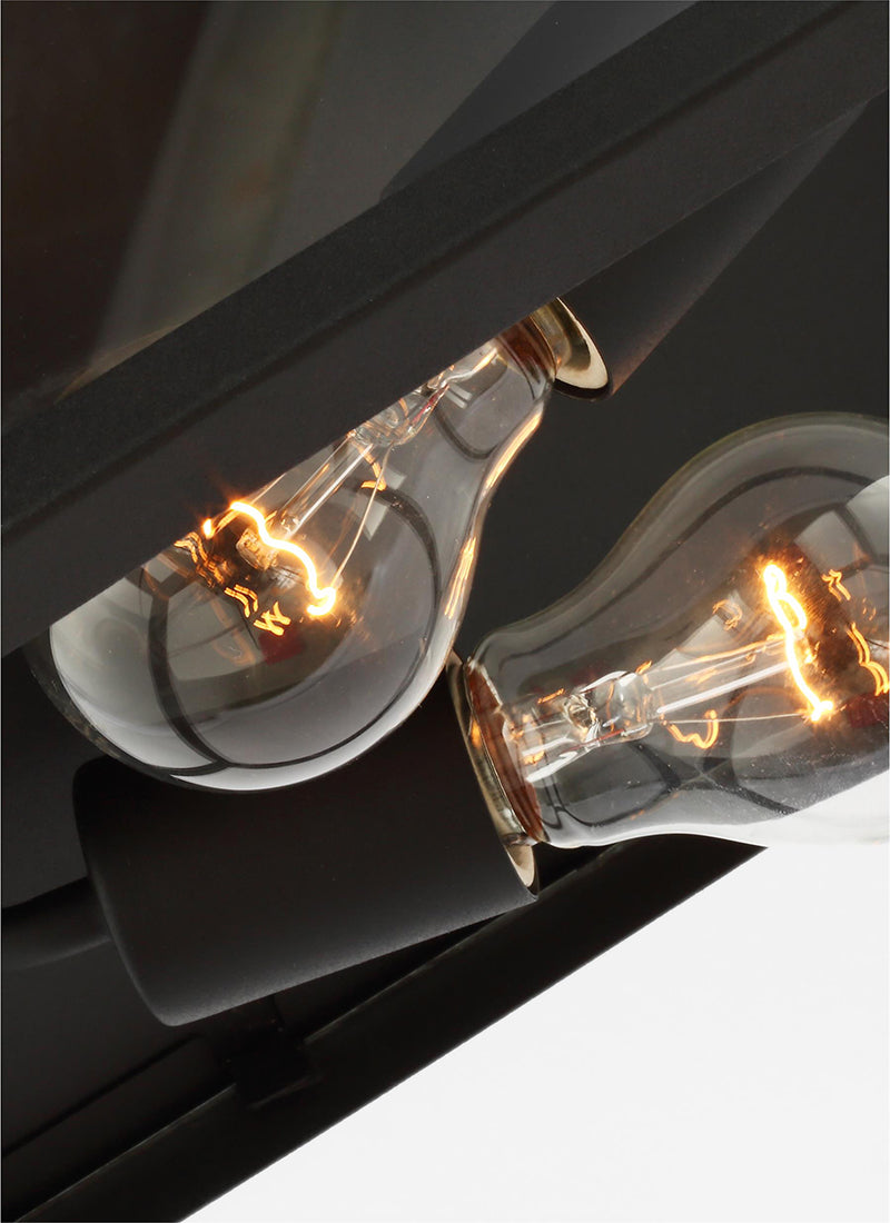 Visual Comfort 7848402EN7 Founders 2-lt 12" LED Outdoor Flush Mount