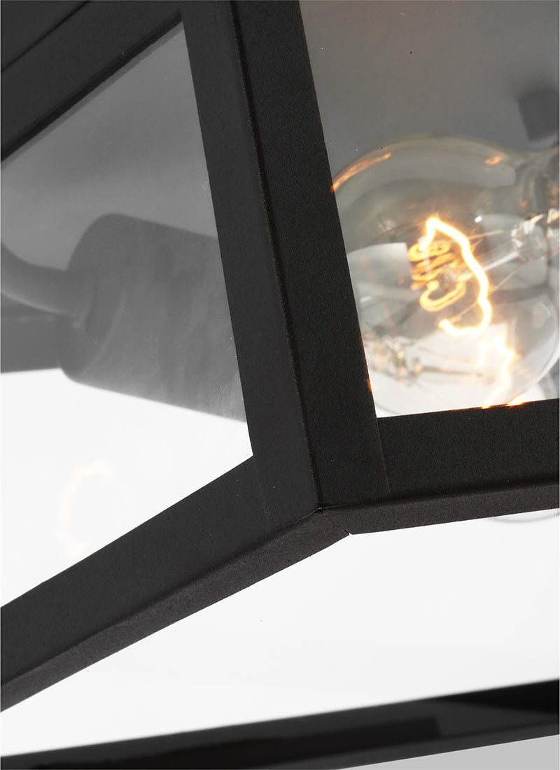 Visual Comfort 7848402EN7 Founders 2-lt 12" LED Outdoor Flush Mount