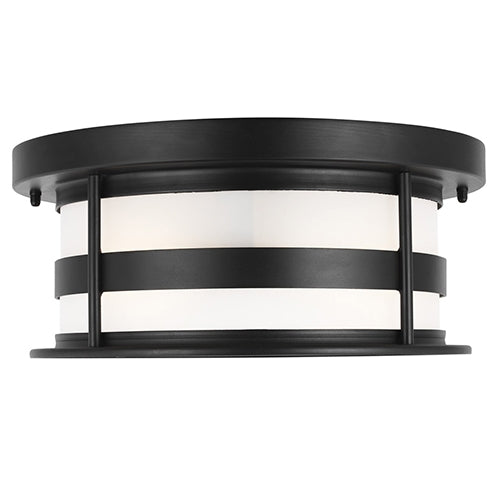 Generation 7890902 Wilburn 2-lt 13" Outdoor Flush Mount