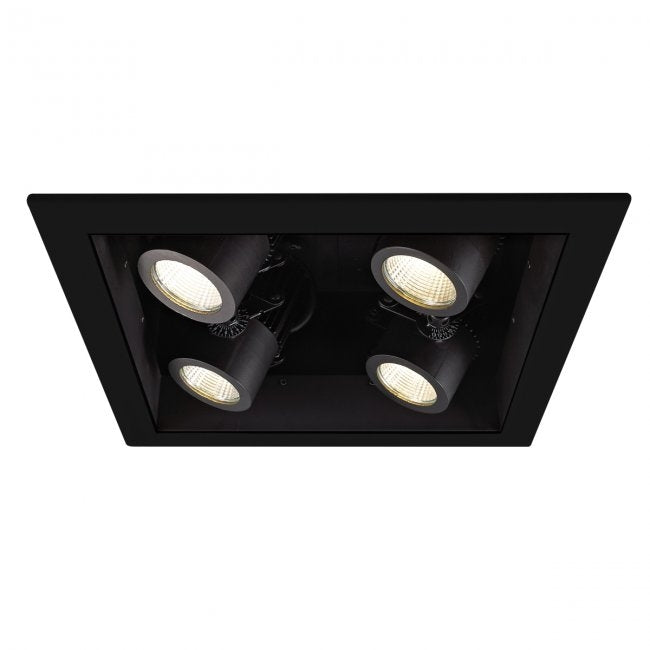 WAC MT-4LD226T 4 Light (2x2) 4" LED Retractable Spot Light -Trim Only