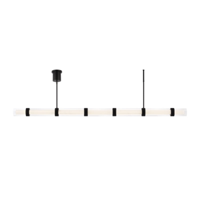 Visual Comfort 700LSWIT7 Wit 84" LED Linear Suspension, 7-Glass
