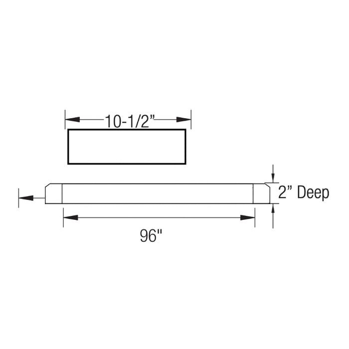 Oracle ASI4-LED 8-ft Architectural LED Suspended Linear Direct/Indirect System