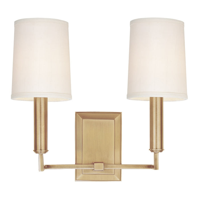 Hudson Valley 812 Clinton 2-lt Wall Sconce