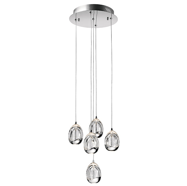 Elan 83380 Lavinia 5-lt LED Mini Pendant