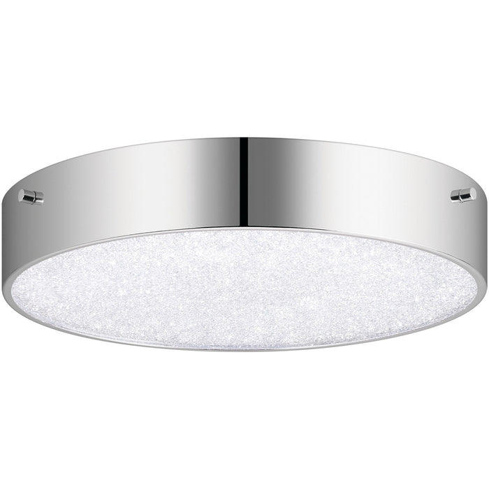 Elan 84049 Crystal Moon 12" Wide LED Flush Mount