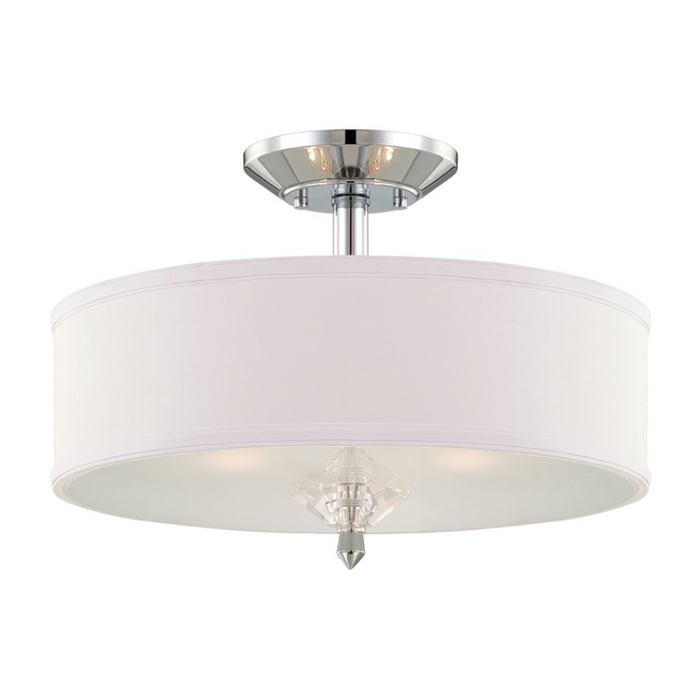 Designers Fountain 84211 Evi 3-lt 16" Semi Flush