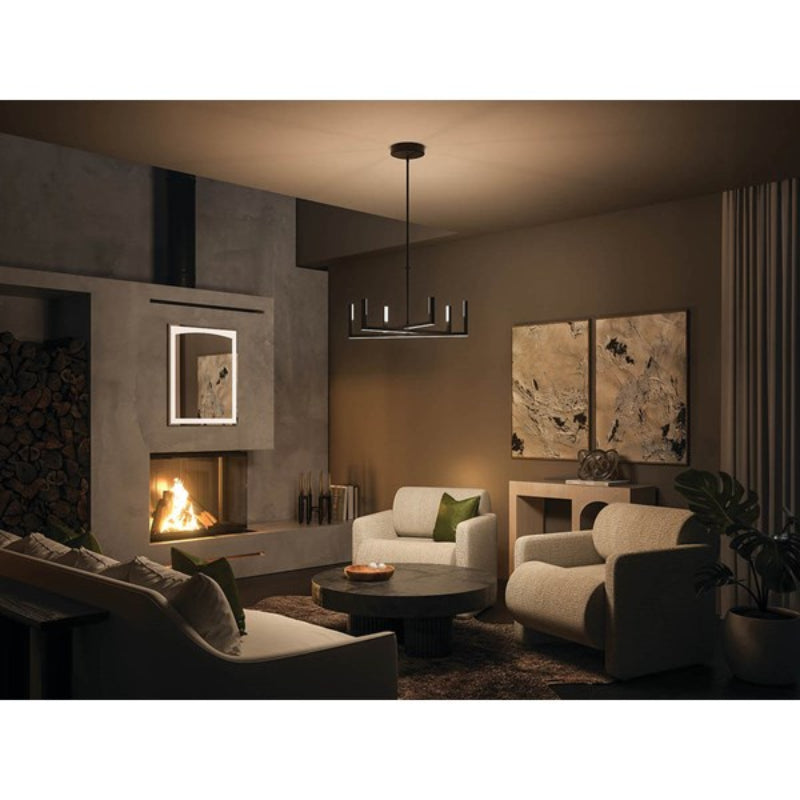 Elan 84313 Priam 6-lt 28" LED Chandelier