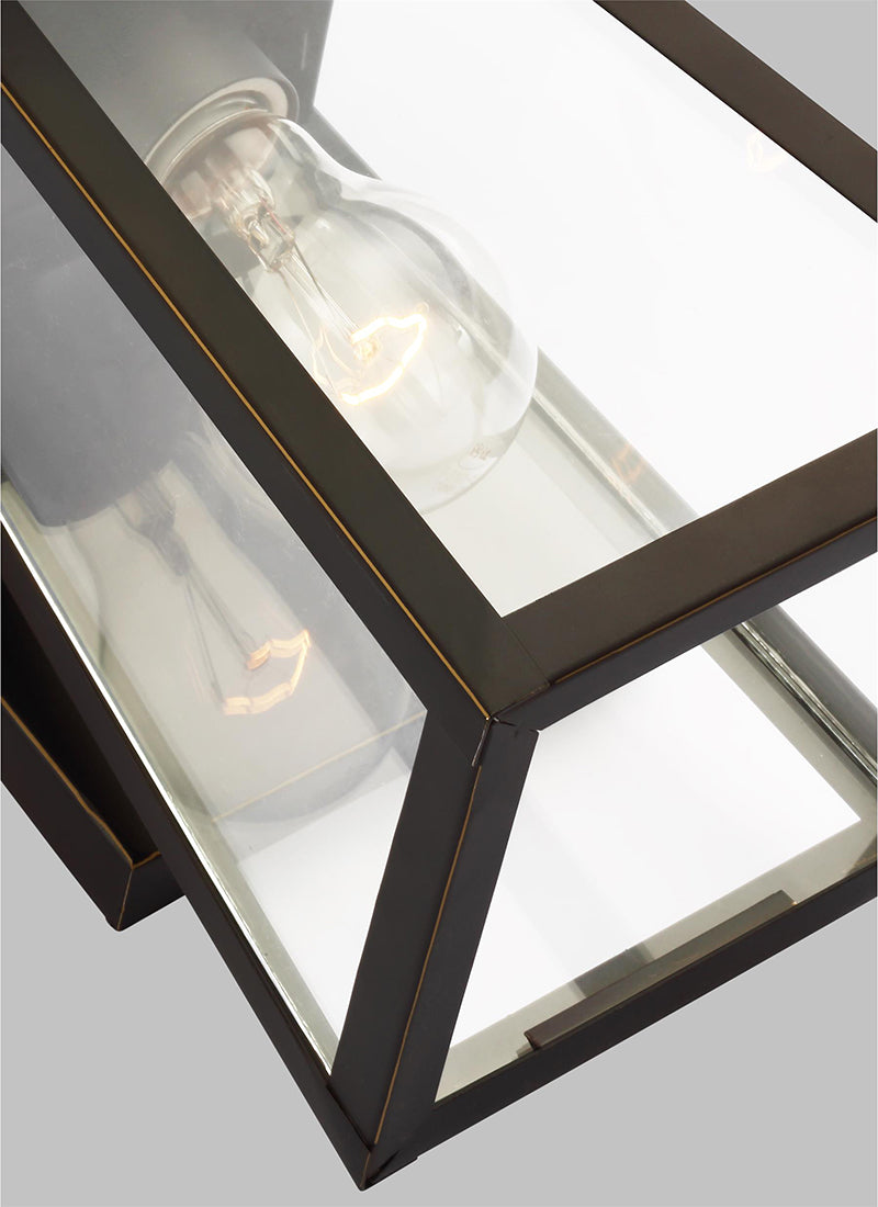 Visual Comfort 8548401EN7 Founders 1-lt 12" Tall LED Outdoor Wall Lantern