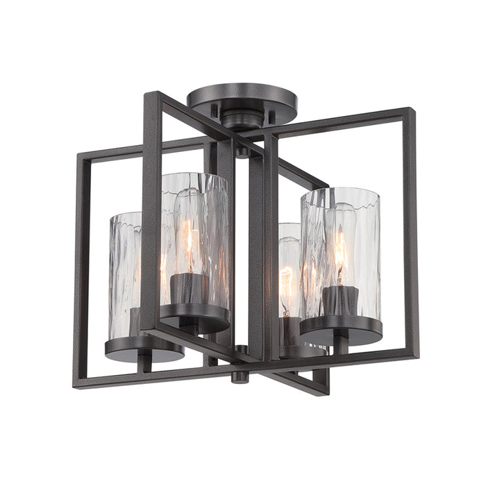 Designers Fountain 86511 Elements 4-lt 17" Semi Flush