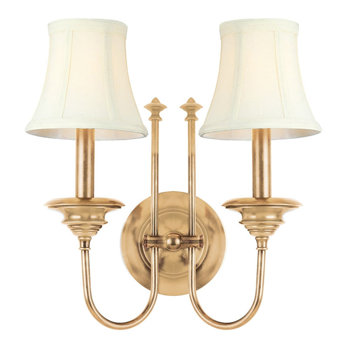 Hudson Valley 8712 Yorktown 2-lt Wall Sconce