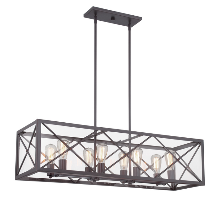 Designers Fountain 87338 High Line 8-lt 39" Island Pendant