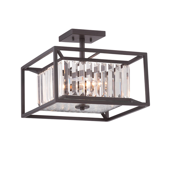 Designers Fountain 87411 Linares 3-lt 14" Semi Flush