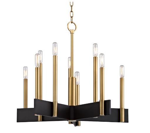 Hudson Valley 8825 Abrams 10-lt Chandelier