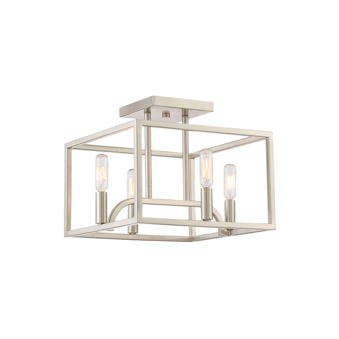 Designers Fountain 88411 Uptown 4-lt 12" Semi Flush