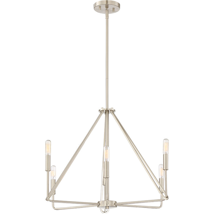 Designers Fountain 88486 Uptown 6-lt 25" Chandelier