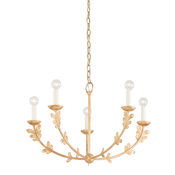 Troy F4428 Florian 5-lt 28" Chandelier