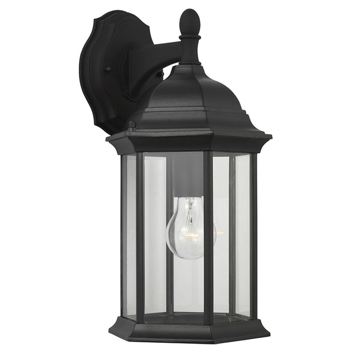 8938701 Sevier 1-lt 8" Downlight Outdoor Wall Lantern, Clear Glass