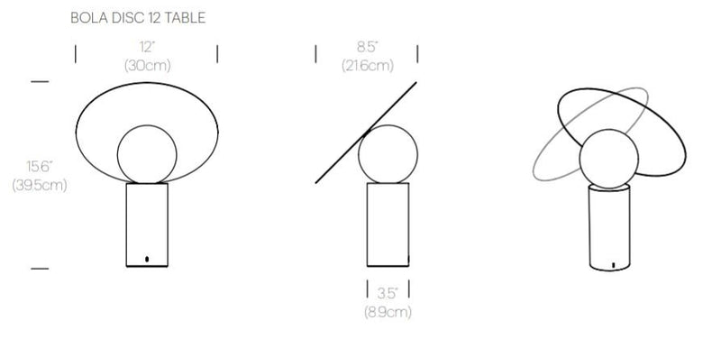 Pablo Design Bola Disc LED Table Lamp