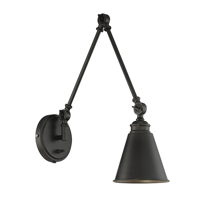 Savoy House 9-961CP-1 Morland 1-lt 16" Tall Adjustable Wall Sconce with Plug