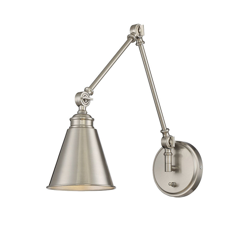 Savoy House 9-961CP-1 Morland 1-lt 16" Tall Adjustable Wall Sconce with Plug
