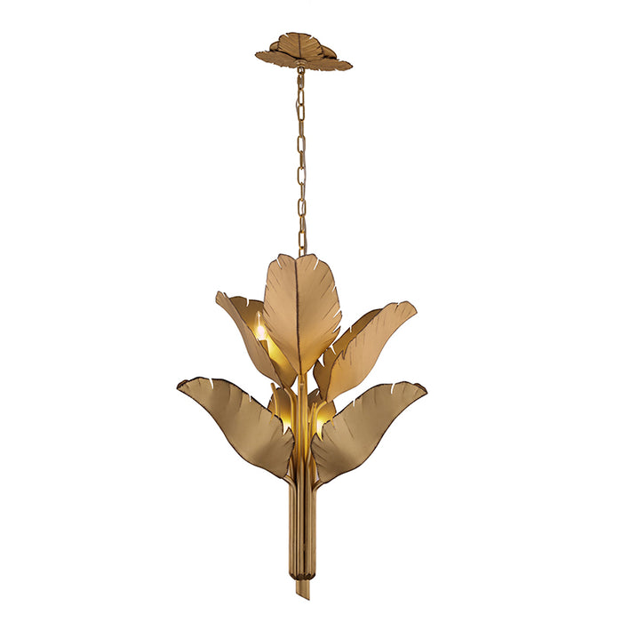 Varaluz 901C06 Banana Leaf 6-lt 25" Chandelier