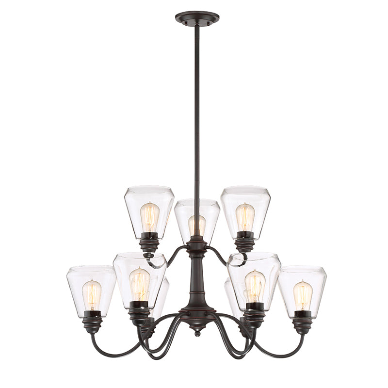 Designers Fountain 90289 Foundry 9-lt 31" Chandelier