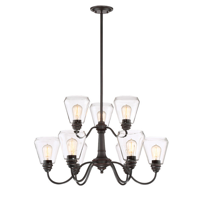 Designers Fountain 90289 Foundry 9-lt 31" Chandelier