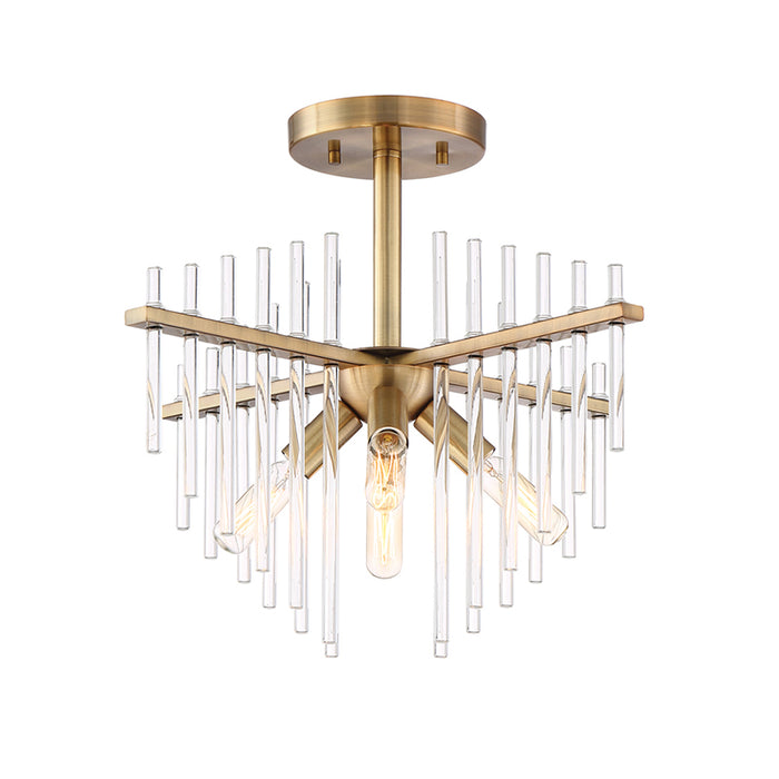 Designers Fountain 90411 Reeve 4-lt 17" Semi Flush