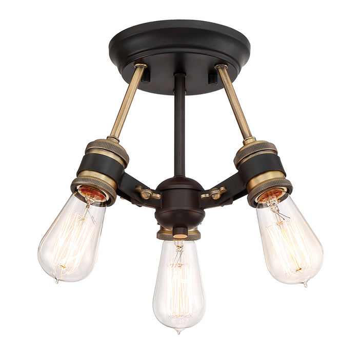 Designers Fountain 91011 Miles 3-lt 13" Semi Flush