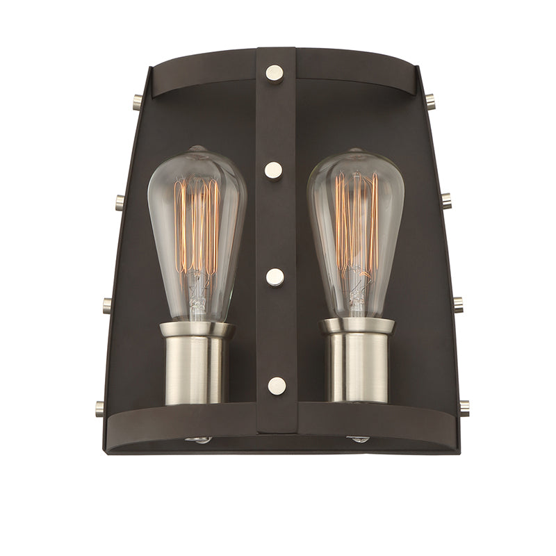 Designers Fountain 91602 Presidio 2-lt 10" Tall Wall Sconce
