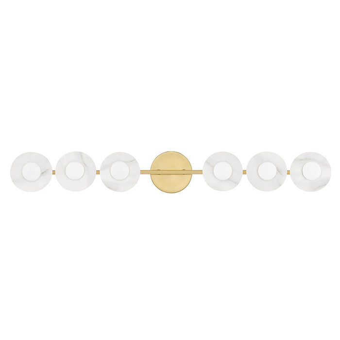 Hudson Valley 9206 Elmont 6-lt 34" Tall Vanity Light