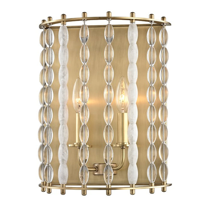 Hudson Valley 9300 Whitestone 2-lt Wall Sconce