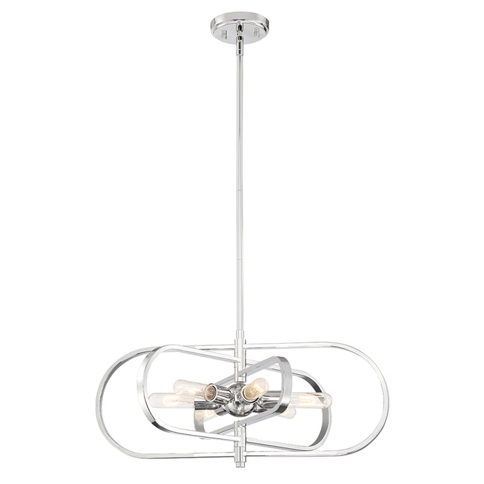 Designers Fountain 93186 Kenzo 6-lt 24" Chandelier