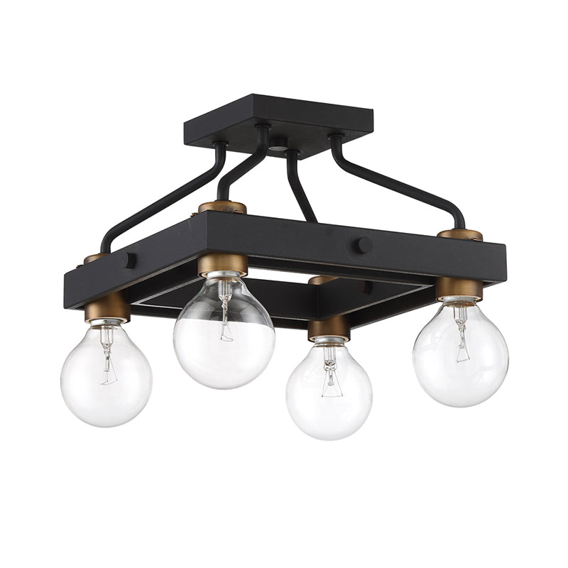 Designers Fountain 94211 Ravella 4-lt 12" Semi Flush