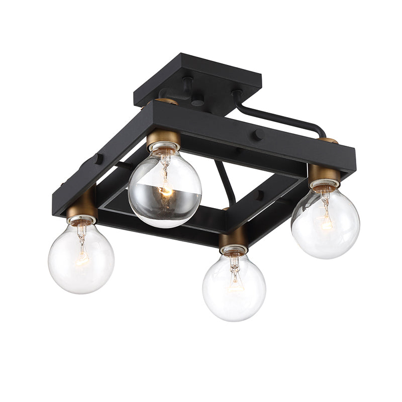 Designers Fountain 94211 Ravella 4-lt 12" Semi Flush