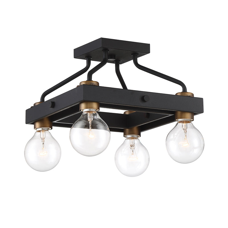 Designers Fountain 94211 Ravella 4-lt 12" Semi Flush
