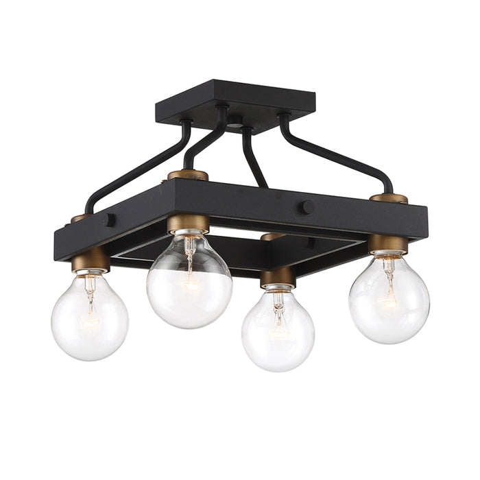 Designers Fountain 94211 Ravella 4-lt 12" Semi Flush
