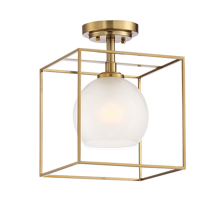 Designers Fountain 94511 Cowen 1-lt 10" Semi Flush