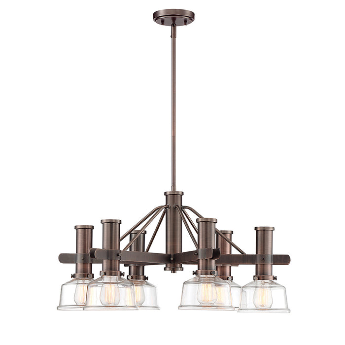 Designers Fountain 96586 Carson 6-lt 28" Chandelier