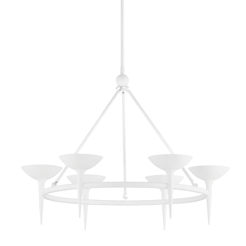 Troy F2606 Cecilia 6-lt 40" Chandelier