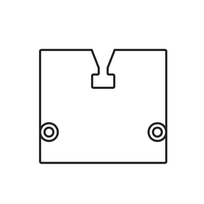 Core ALP2400TL-EC End Cap for Trimless Corner Profile