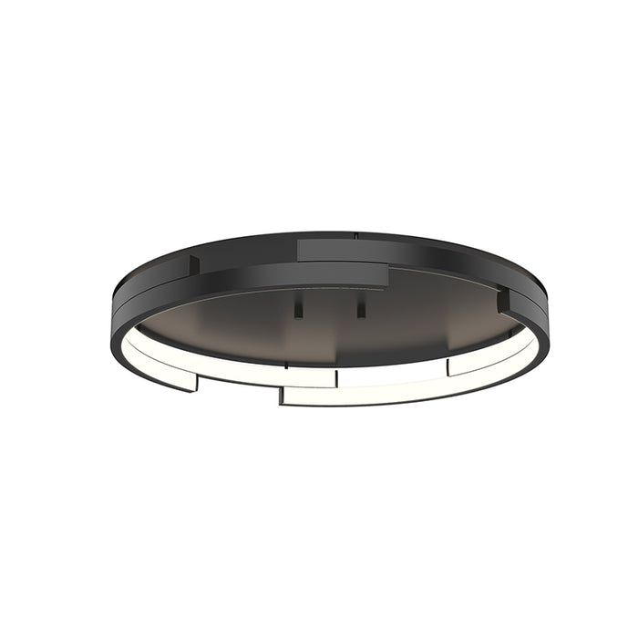 Kuzco FM52719 Anello Minor 19" LED Flush Mount - Black