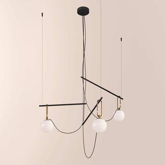 Artemide NH S3 3-lt 46" LED Suspension Light